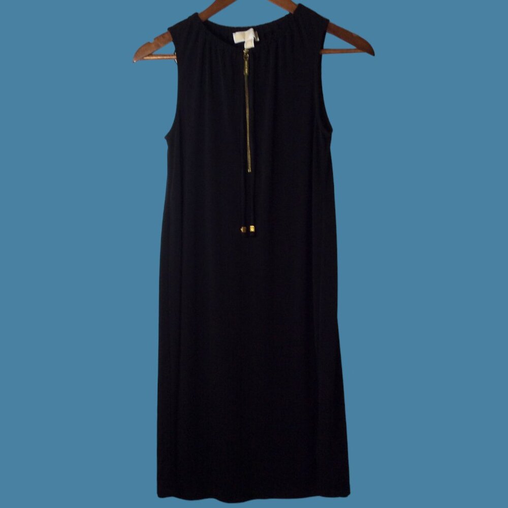 Michael Kors Sleeveless Black Knee-Length Dress Size XS